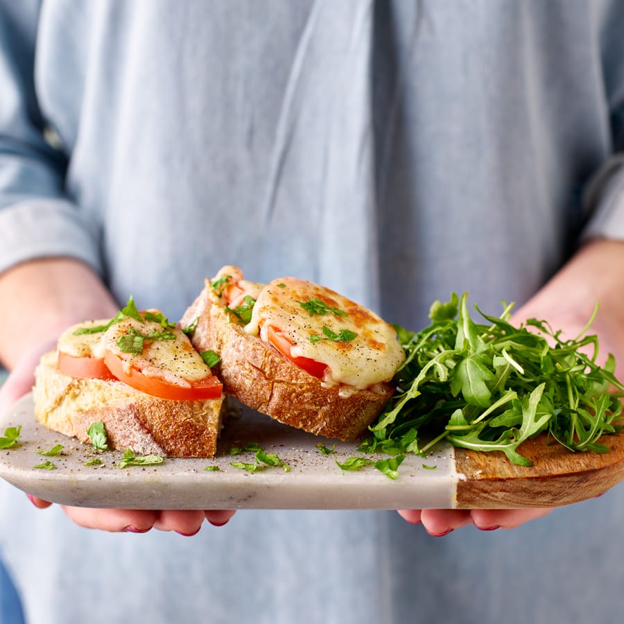Food Photography - Cheese & Tomato Sandwich